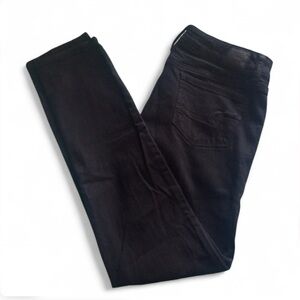 Black Denim American Eagle Skinny Jeans